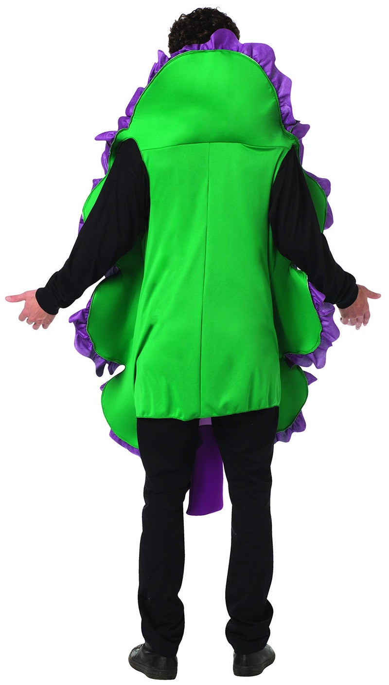 Rasta Imposta Kale Lettuce Costume Mens Womens Fruit Vegetable Funny Food Outfit Green, Purple - Image 2